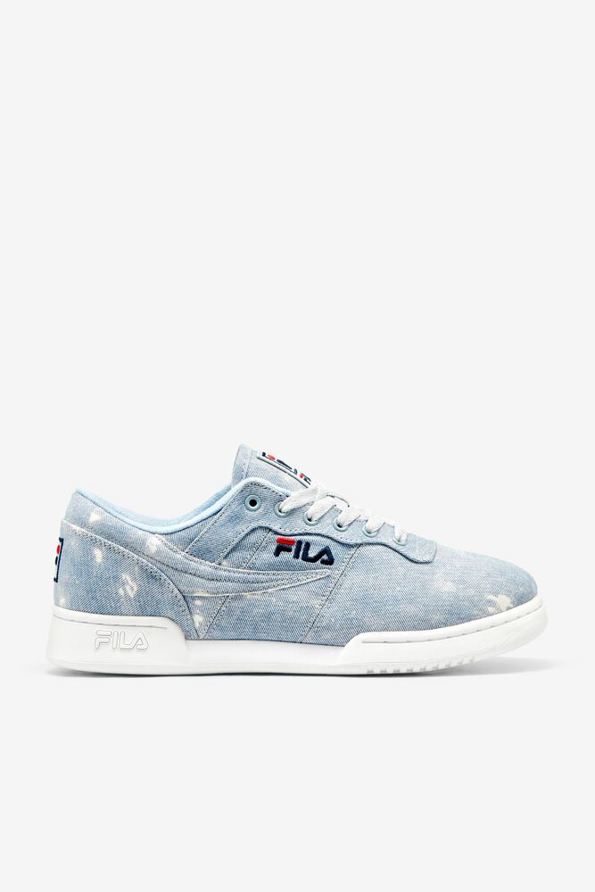 Fila Sneakers Original Fitness Denim Mens Blue - India ZJQ-193056